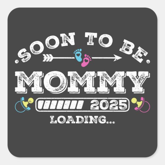 すぐにMommy 2025のロード スクエアシール (正面)