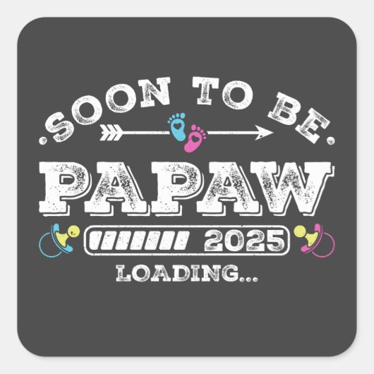 すぐにPapaw 2025のロード スクエアシール (正面)