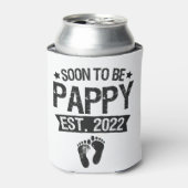 すぐにPappy 2022新しいおもしろいベビー生まれギフトになる 缶クーラー (缶正面)