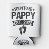 すぐにPappy 2022新しいおもしろいベビー生まれギフトになる 缶クーラー (正面)