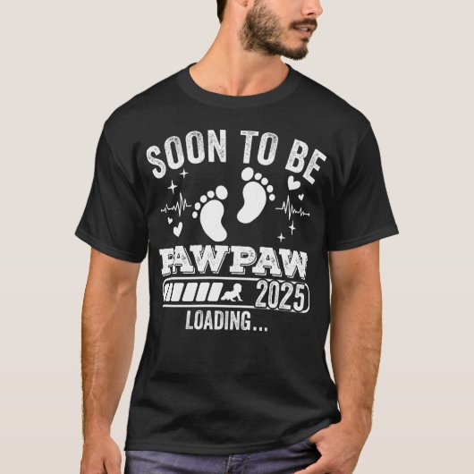 すぐにPawpaw 2025船積み男性になる Tシャツ (正面)