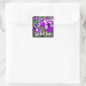 すぐにWallflower Bowles Mauve #1スタンプ スクエアシール (バッグ)