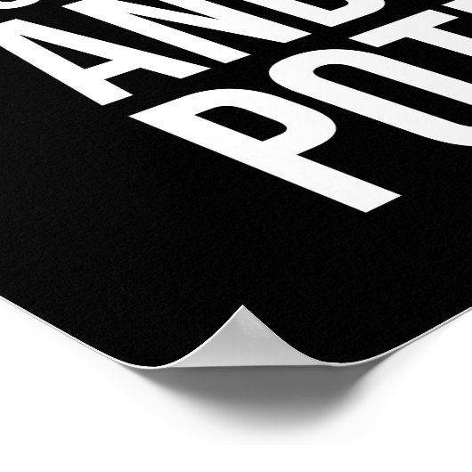 すぐれた人は自分と自分を比較する ポスター (角)