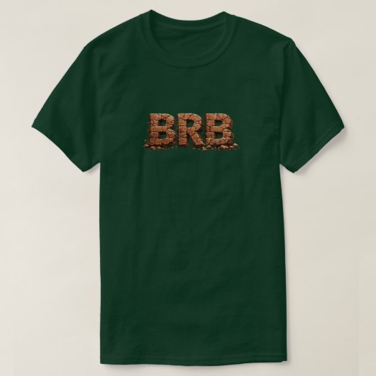 すぐ戻る 1 Tシャツ (デザイン正面)