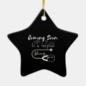 すぐ来に近くの病院に行く セラミックオーナメント (裏面)