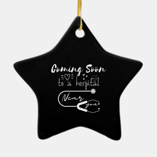 すぐ来に近くの病院に行く セラミックオーナメント (裏面)