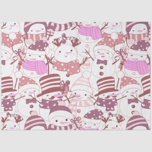 すごいおもしろいとモダン雪だるま 薄葉紙 (正面)