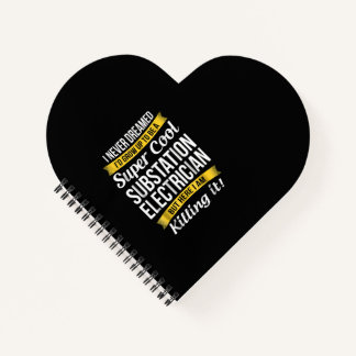 すごいおもしろいカッコいい変電工ギフト ノートブック