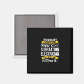 すごいおもしろいカッコいい変電工ギフト マグネット (正面/裏面)