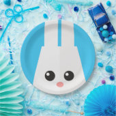 すごいかわいいかわいいイースターバニー。 ペーパープレート (パーティー)
