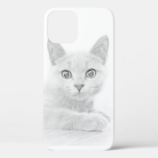 すごいかわいい子猫ポートレート Case-Mate iPhoneケース (裏面)