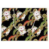 すごいかわいい猫 ラージペーパーバッグ (正面)