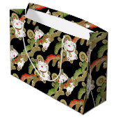 すごいかわいい猫 ラージペーパーバッグ (裏面アングル)