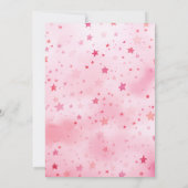 すごいかわいらしピンク星のハモダンロウィン 招待状 (裏面)