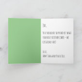 すごいじゃない - オーダーメイド カード (内部)