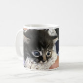 すごいですね!猫のコーヒーマグ コーヒーマグカップ (正面左)