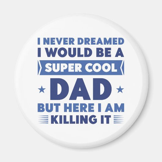 すごいカッコいいパパ マグネット (正面)