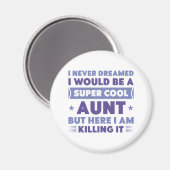 すごいカッコいい叔母 マグネット (正面/裏面)