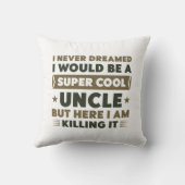 すごいカッコいい叔父 クッション (裏面)