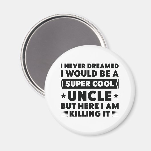 すごいカッコいい叔父 マグネット (正面/裏面)