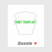 すごいカッコいい腎臓移植生存者への贈与 シール (シート)