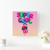 すごいカッコいい スクエア壁時計 (ホーム)