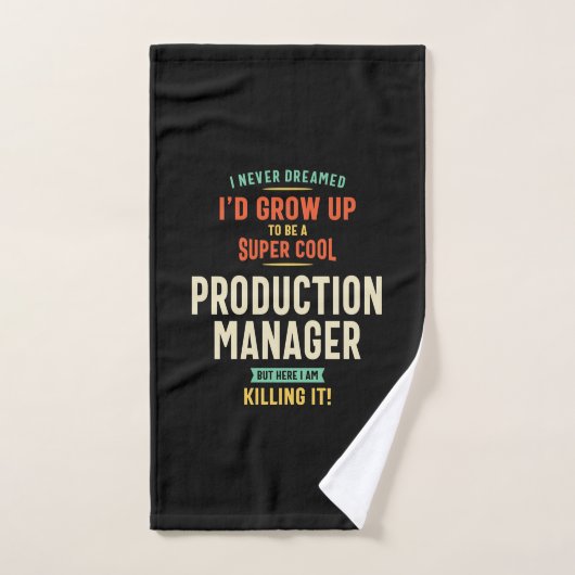 すごいカッコいいProduction Manager ハンドタオル (ハンドタオル)