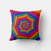 すごいカラフルフラクタル緩和曲線 クッション (裏面)