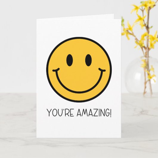 すごいカードですね！ カード (黄色い花)