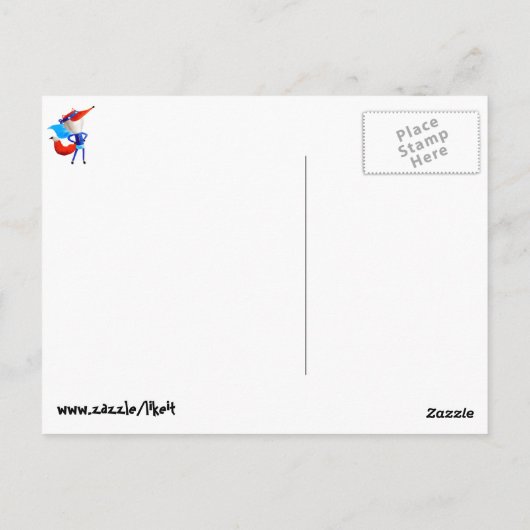 すごいキツネ ポストカード (裏面)