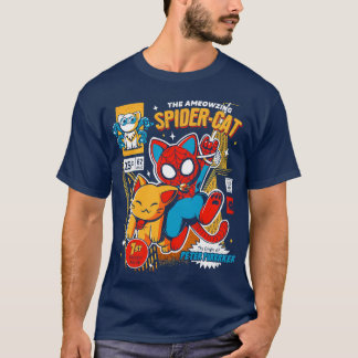 すごいクモ猫スパイダーキャットパーカー クモ猫 Tシャツ