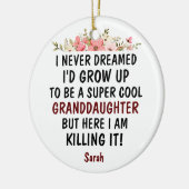 すごいクールお土産をおもしろい殺す セラミックオーナメント (左)