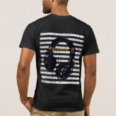 すごいクールスタイリッシュ、パーソナライズされたDJ音楽 Tシャツ (裏面)