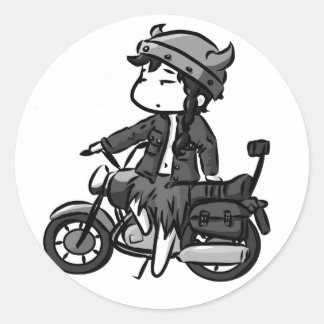 すごいクールバイキング ラウンドシール