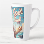 すごいクール!パパ!デジタルアート カフェラテマグ (右)