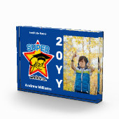 すごいグラーモダンド – パーソナライズ文字、写真、色 フォトブロック (右)