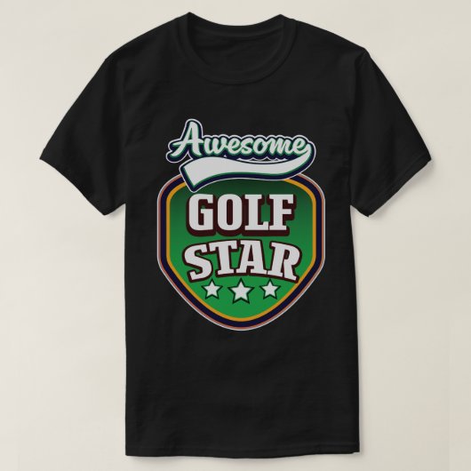 すごいゴルフスター Tシャツ (デザイン正面)