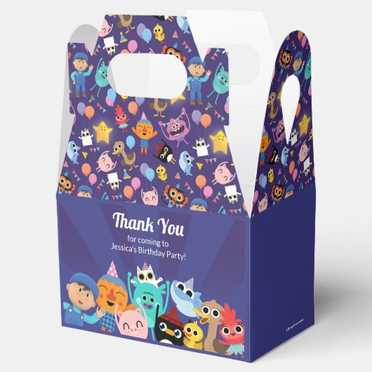 すごいシンプルキャラクターフェスティバル誕生日 フェイバーボックス (オープン)