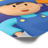 すごいシンプルキャラクターフェスティバル誕生日 ポスター (角)