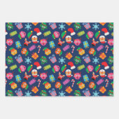 すごいシンプルヌードルアンドパルズホリデイ ラッピングペーパーシート (正面)