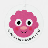 すごいシンプル曲 | カスタム第1クリスマス メタルオーナメント (正面)