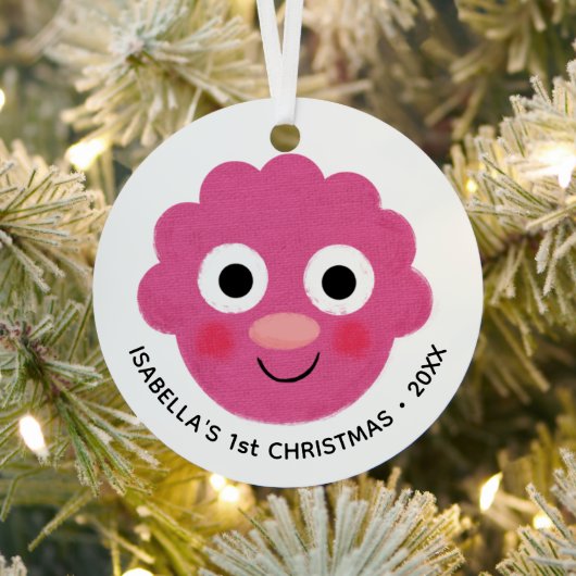 すごいシンプル曲 | カスタム第1クリスマス メタルオーナメント (インサイチュ)