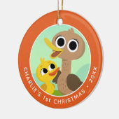 すごいシンプル曲 | 5リトルダックス1stクリスマス セラミックオーナメント (左)