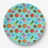 すごいシンプル | ヌスブンブンいう音マー誕生日 ペーパープレート (正面)