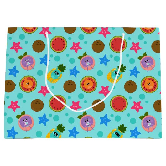 すごいシンプル | ヌスブンブンいう音マー誕生日 ラージペーパーバッグ (正面)