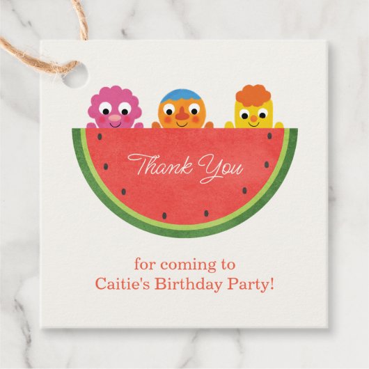 すごいシンプル | ヌードル&パルススイカパーティー フェイバータグ (正面)