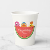すごいシンプル | ヌードル&パルススイカパーティー 紙コップ (正面)