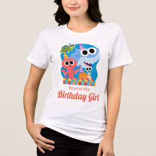 すごいシンプル フィニーザシャーク紙吹雪誕生日 トライブレンドTシャツ