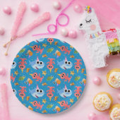 すごいシンプル | フィニーザシャーク紙吹雪誕生日 ペーパープレート (パーティー)