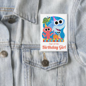 すごいシンプル | フィニーザシャーク紙吹雪誕生日 缶バッジ (インサイチュ)